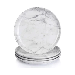 Best deal ๐ Sweese Marble Pattern Porcelain Plates โ๏ธ