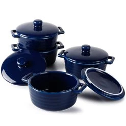 Best deal 🧨 Sweese Round Mini Casserole Dish with Lid ⌛ -Outlet Serve Gleam Store navyminicasseroledish b1ee93a3 6d06 43bd a848 c3e065ea00a2
