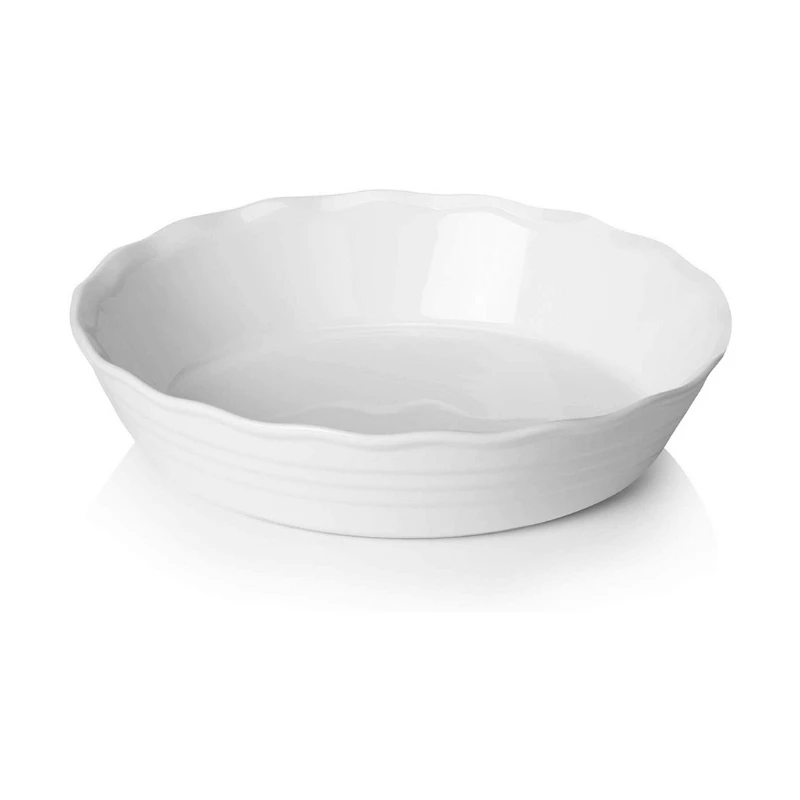 Outlet ๐ Sweese Color Porcelain Pie Plate with Ruffled Edge ๐คฉ 1 Outlet ๐ Sweese Color Porcelain Pie Plate with Ruffled Edge ๐คฉ