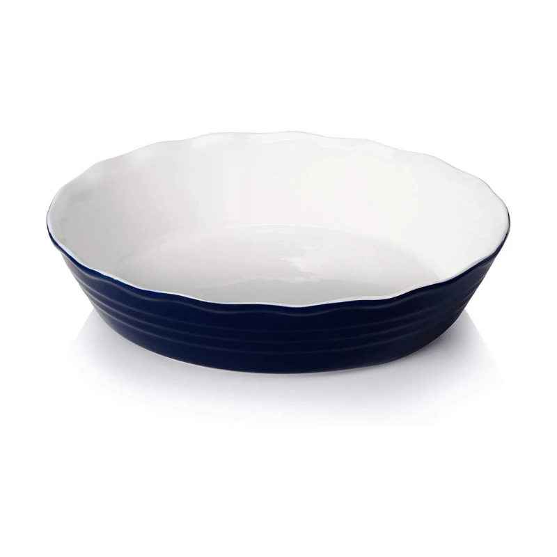 Outlet ๐ Sweese Color Porcelain Pie Plate with Ruffled Edge ๐คฉ 4 Outlet ๐ Sweese Color Porcelain Pie Plate with Ruffled Edge ๐คฉ - Image 4
