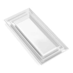 Wholesale โค๏ธ Sweese Porcelain Rectangular Platters, Set of 3 ๐
