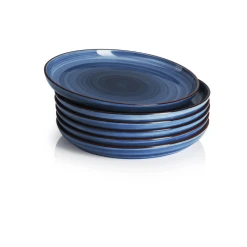Best Pirce ⭐ Sweese Gradient Porcelain Plates, Set of 6 😍 -Outlet Serve Gleam Store porcelainplates 2