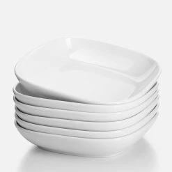 Buy 👍 Sweese Square Porcelain Pasta Bowls 🔥